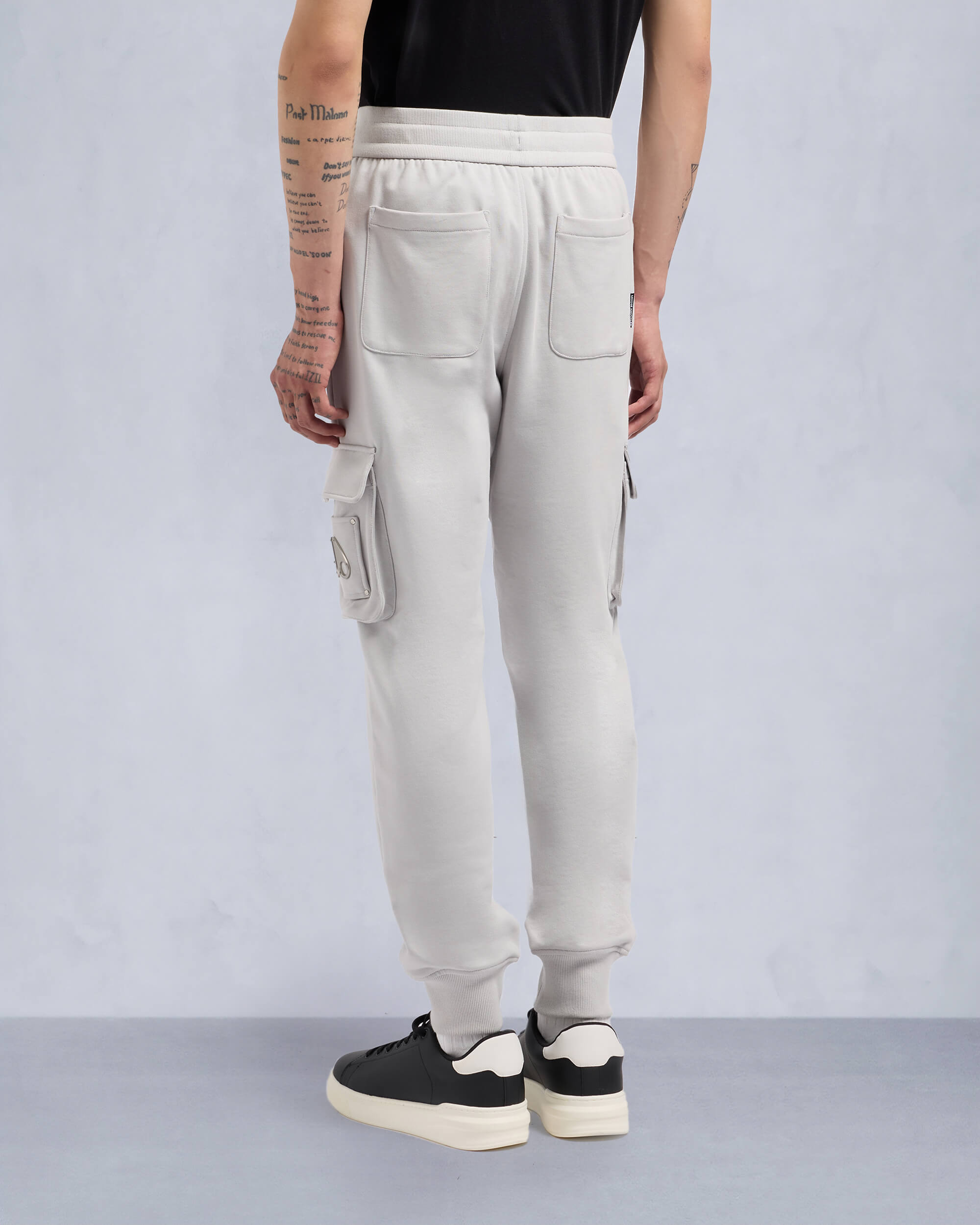 Moose Knuckles Mens Hartsfield Cargo Jogger Stone M33MR777 Back