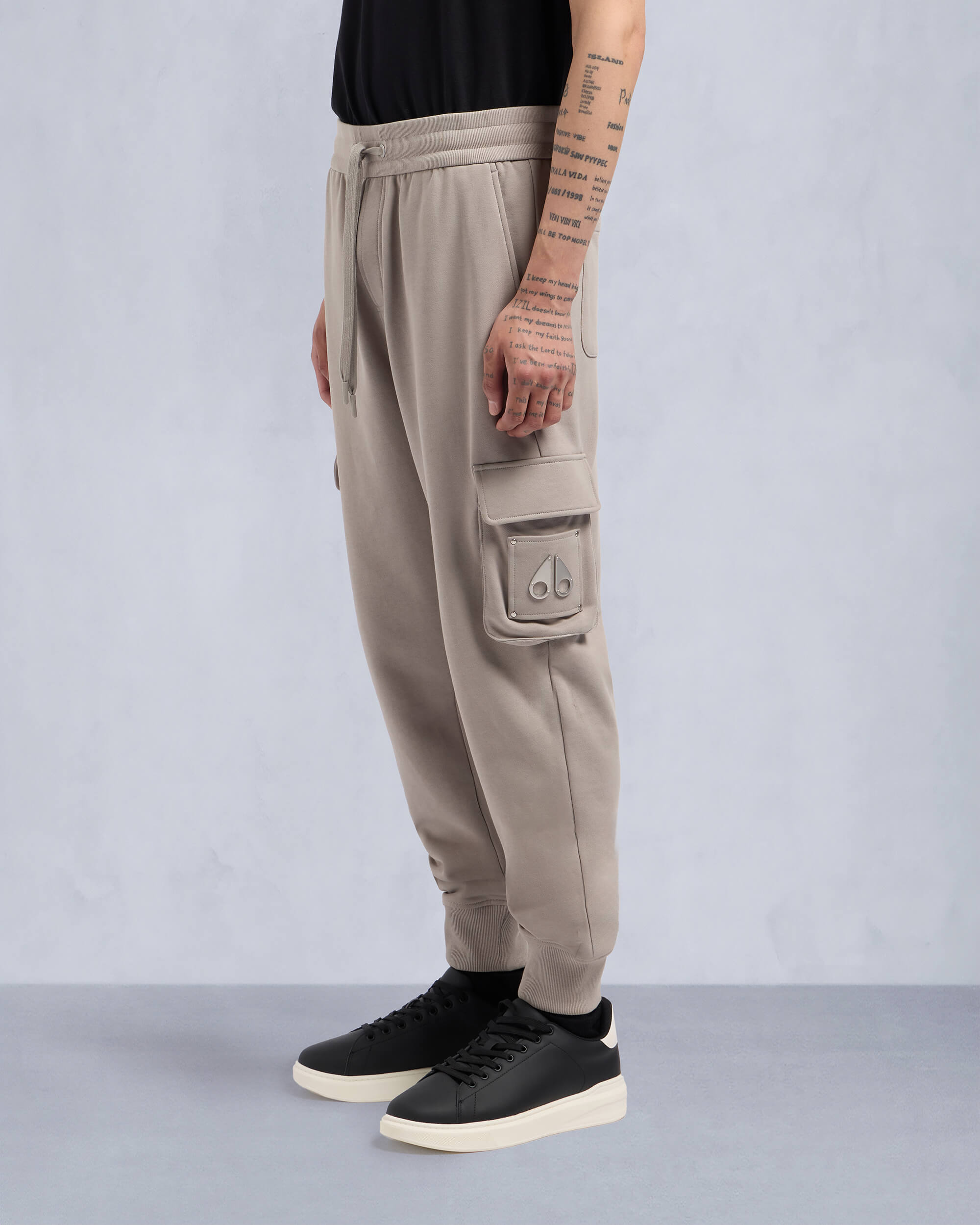 Moose Knuckles Mens Hartsfield Cargo Jogger Dusk M33MR777 Front