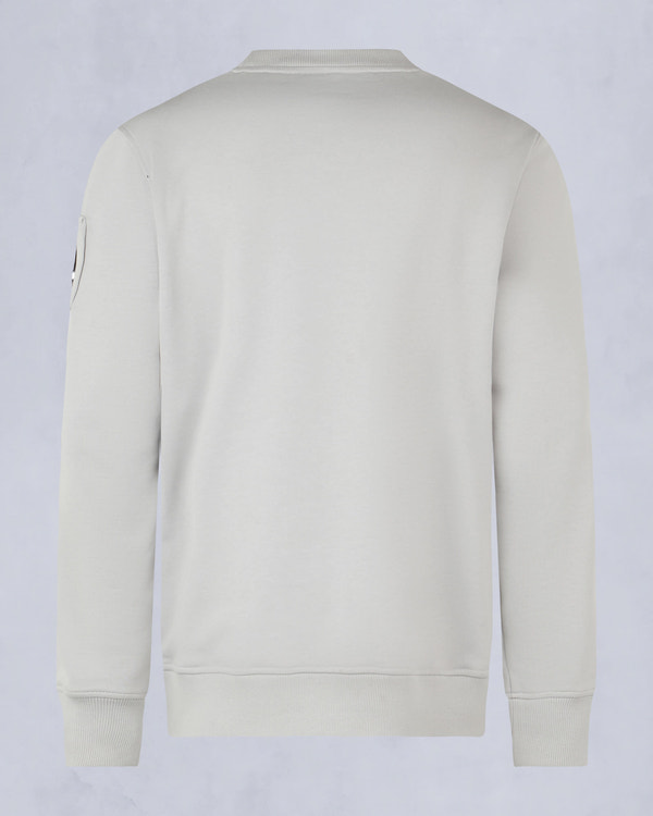 Moose Knuckles Mens Hartsfield Sweatshirt Stone M33MS706 Detail2