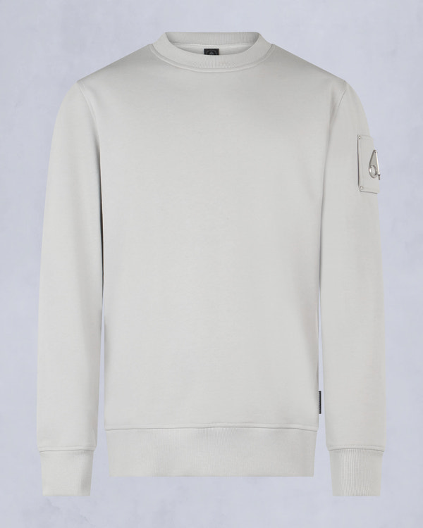 Moose Knuckles Mens Hartsfield Sweatshirt Stone M33MS706 - GM