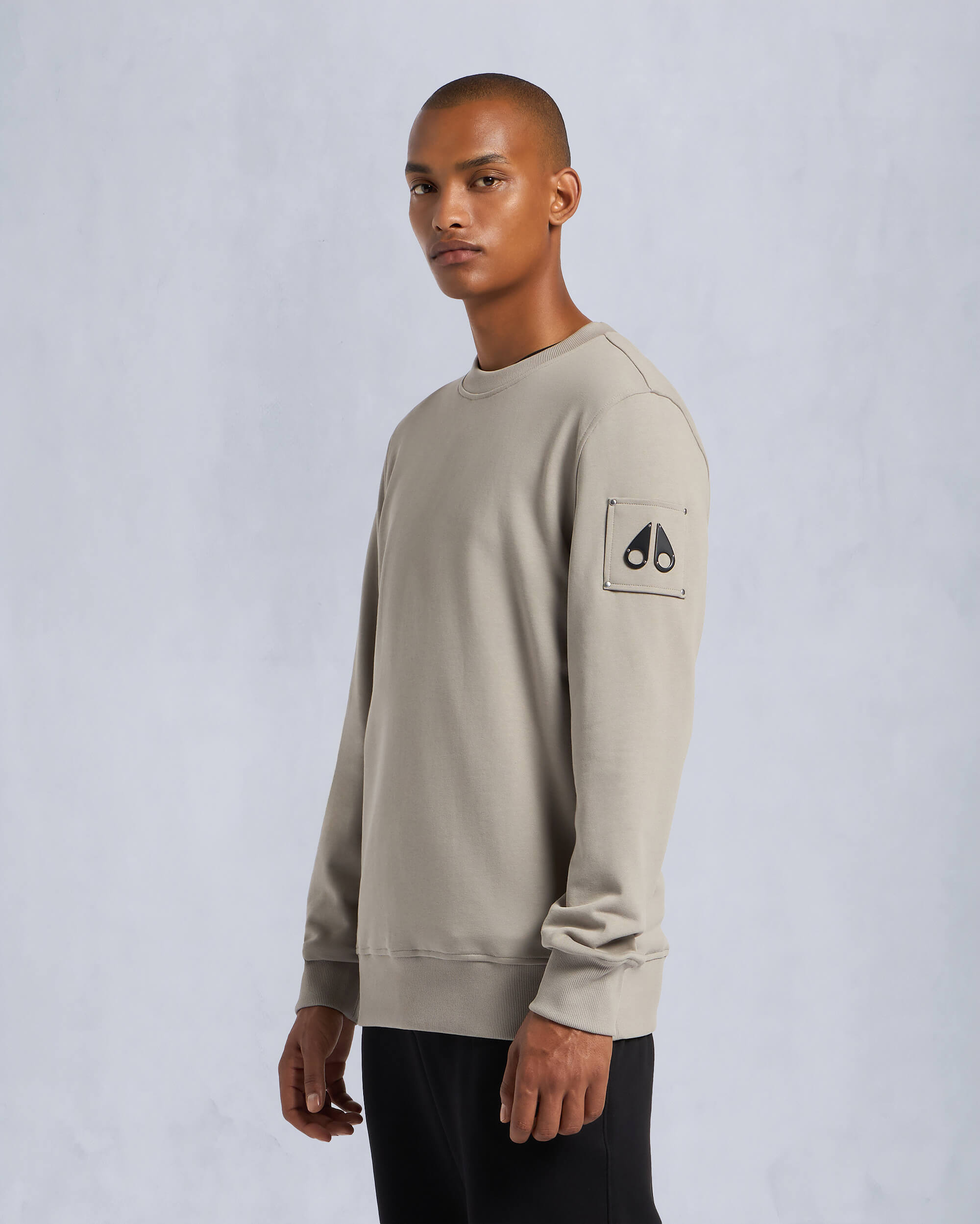 Moose Knuckles Mens Hartsfield Sweatshirt Dusk M33MS706 Front