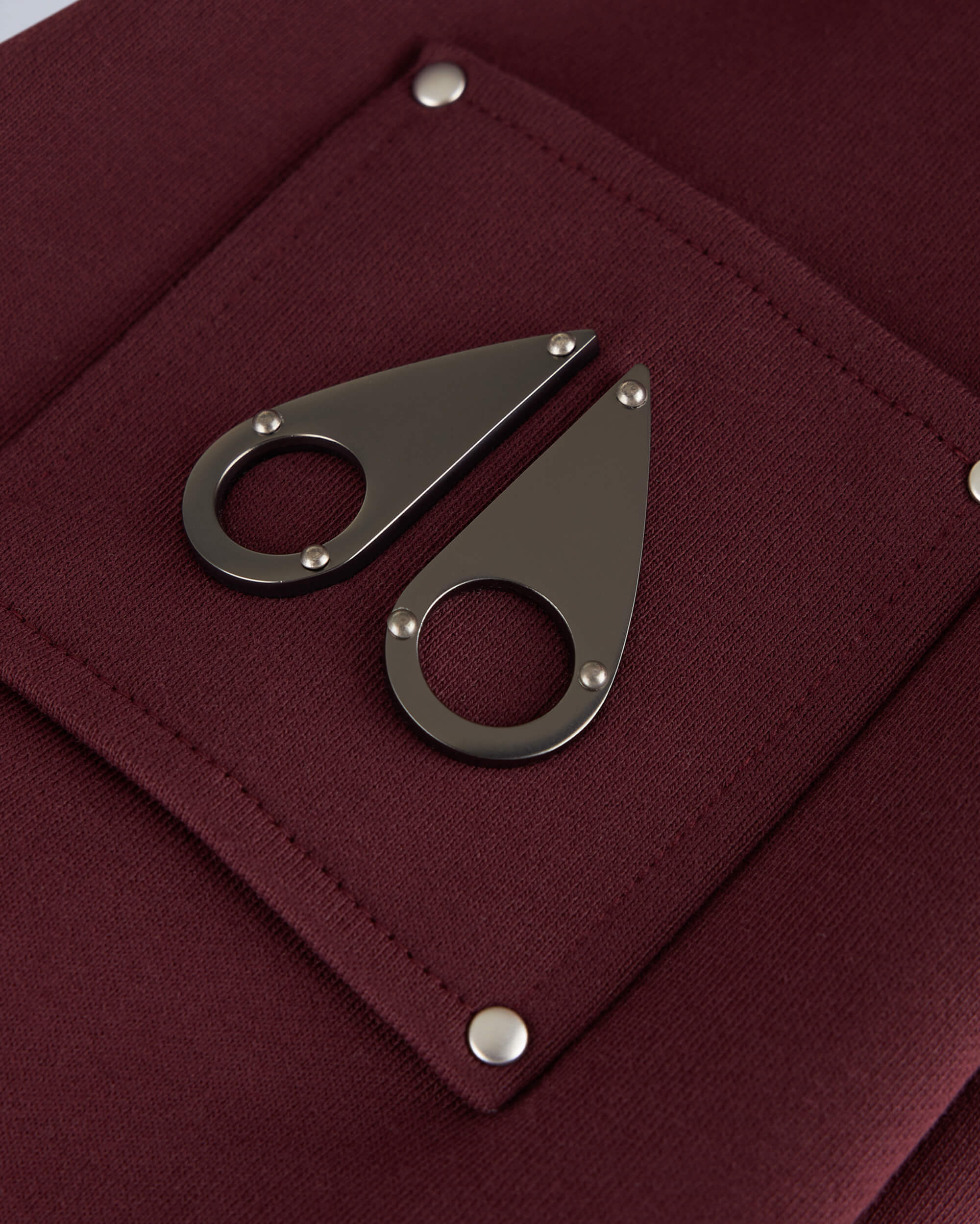 Moose Knuckles - M33MS706 - Hartsfield Sweatshirt - MENS - Beet - Detail1
