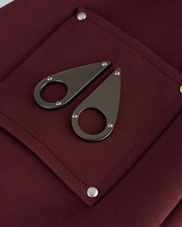 Moose Knuckles - M33MS706 - Hartsfield Sweatshirt - MENS - Beet - Detail1