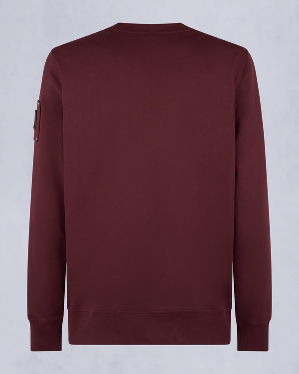Moose Knuckles - M33MS706 - Hartsfield Sweatshirt - MENS - Beet - Detail2