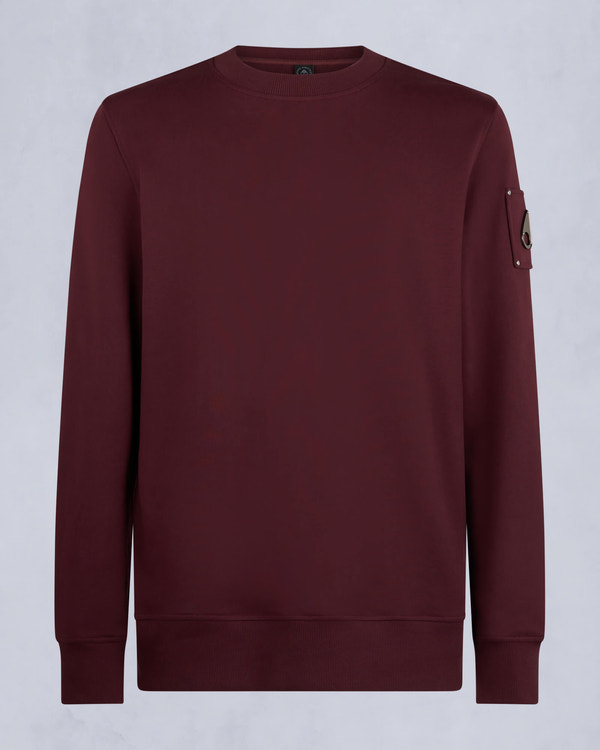 Moose Knuckles - M33MS706 - Hartsfield Sweatshirt - MENS - Beet - GM