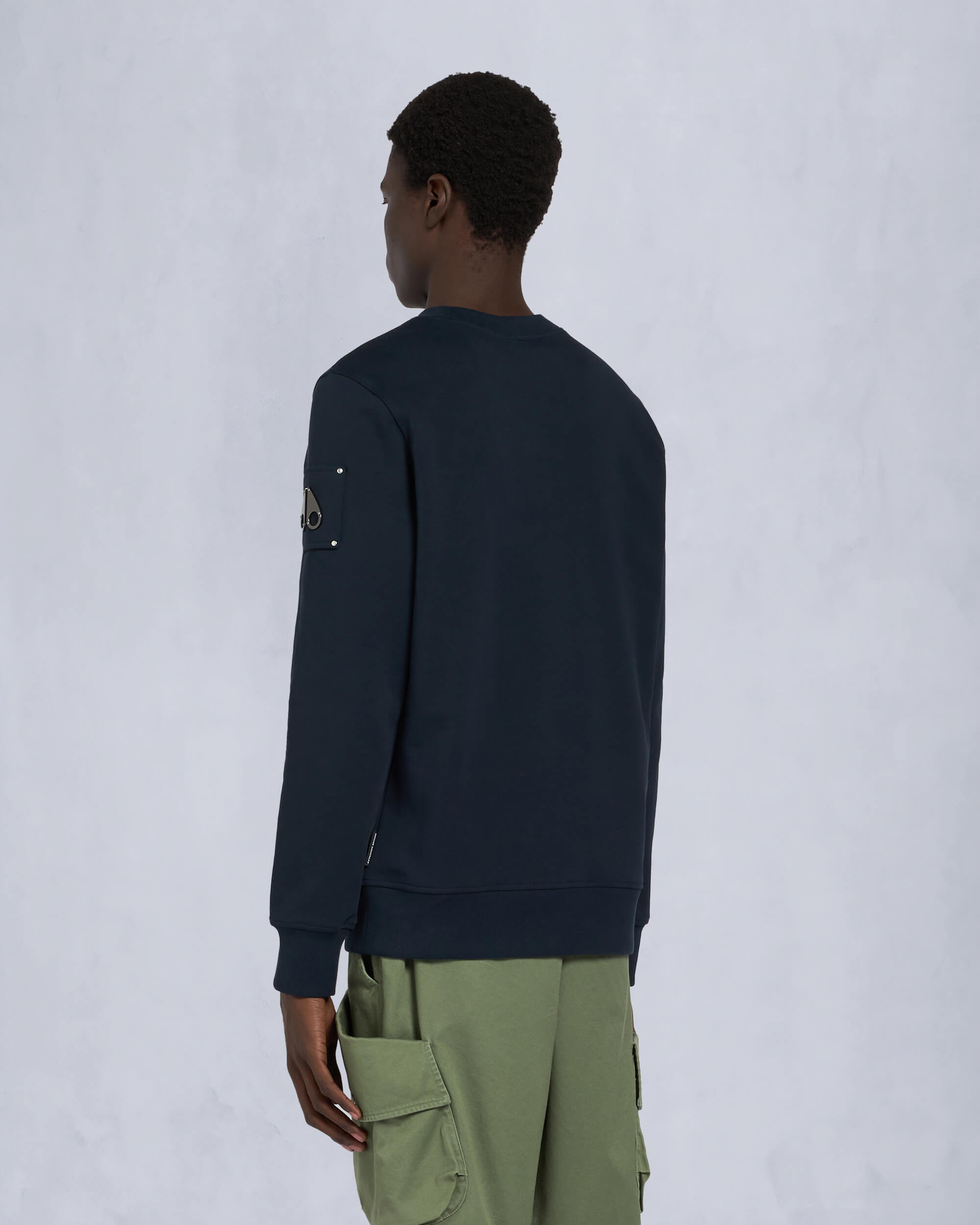 MOOSE KNUCKLES｜ (Hartsfield Crew (M33MS706 833)) Moose Knuckles | Hartsfield Crew Sweatshirt | Mens