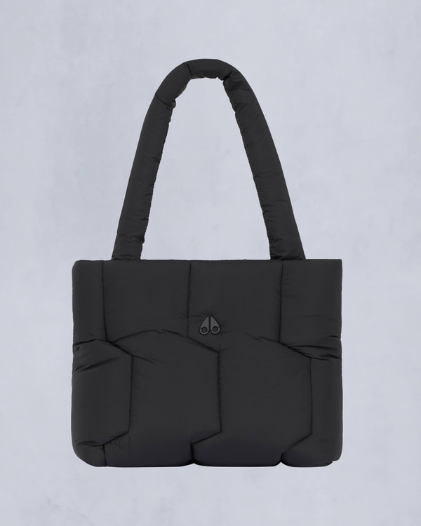Moose Knuckles - M34LA540 - Angline Puffer Tote Bag - ACCESSORIES - Black - Front Category