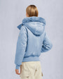 Moose Knuckles Womens Debbie Bunny Satin Bomber Jacket Rain M34LB023 Back
