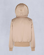 Moose Knuckles Womens Gold Series Debbie Bunny Bomber Jacket Champagne M34LB023G Detail2