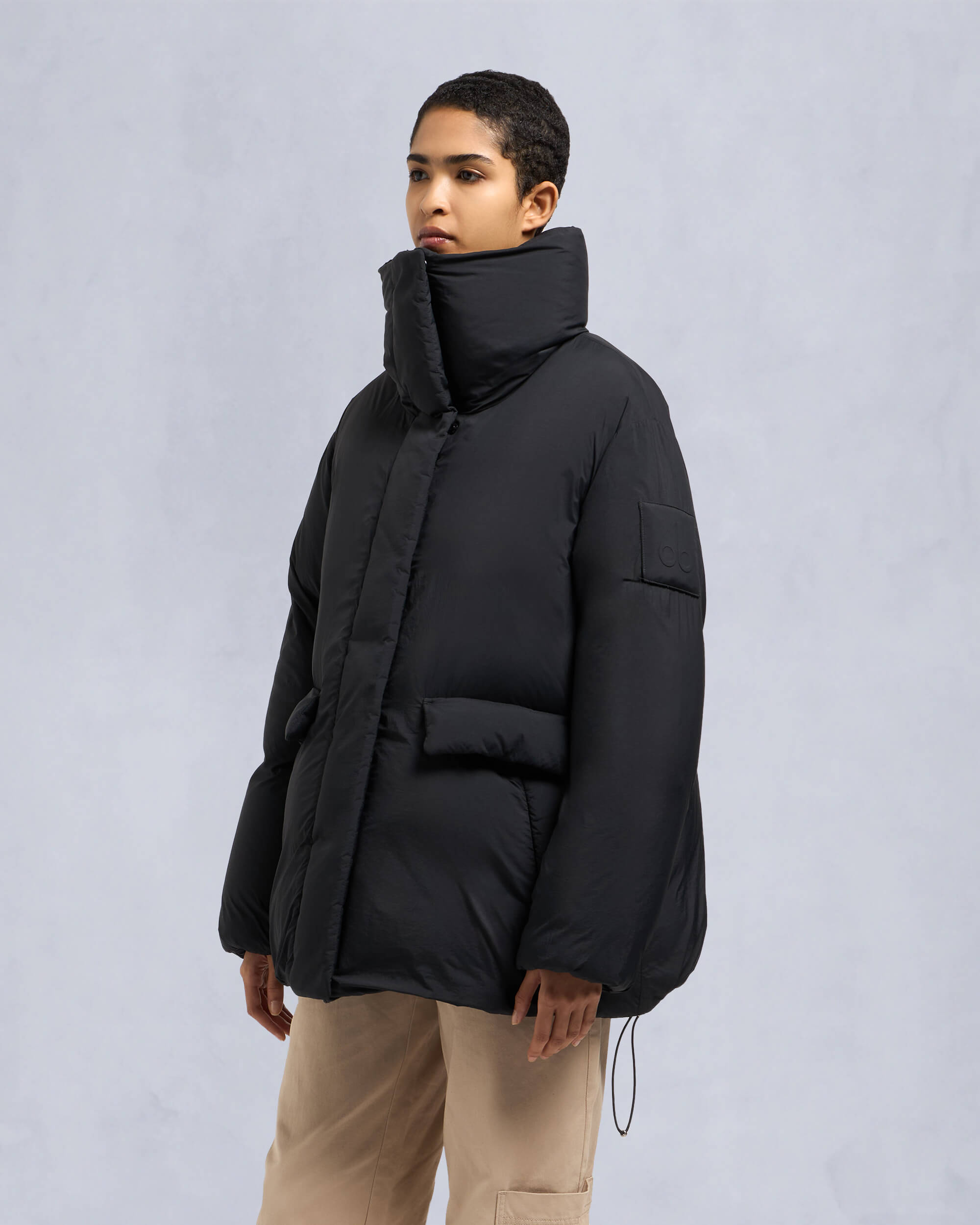 Moose Knuckles - M34LJ125 - Duvet Katla 3Q Puffer - WOMENS - Black - Front