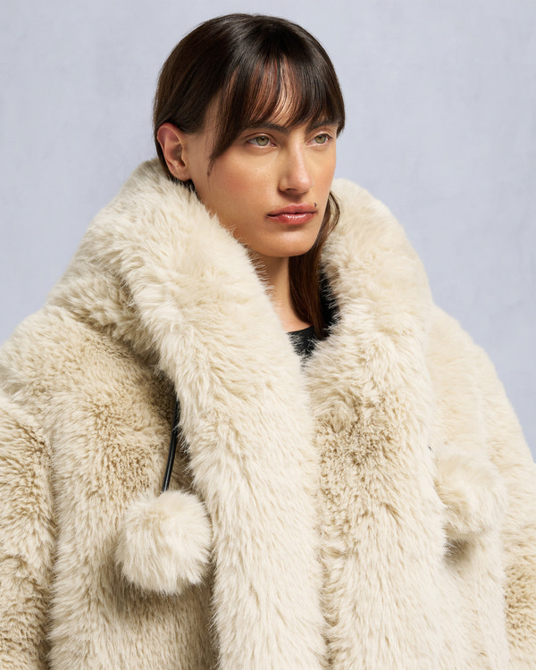 Moose Knuckles - M34LJ131G - Gold Series Jade Faux Fur Jacket - WOMENS -  - Detail3