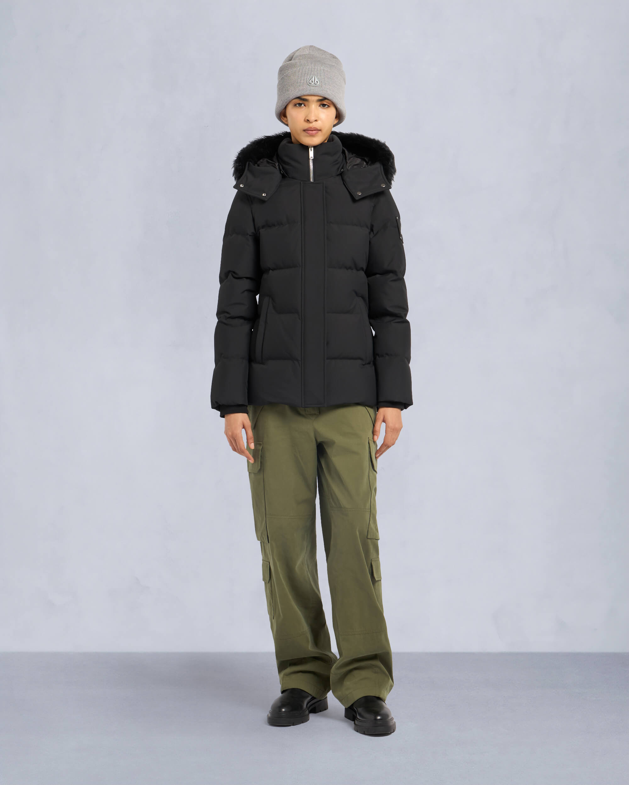 MOOSE KNUCKLES｜DOWN JACKETS ( CLOUD 3Q (M34LJ179S 305)) Cloud Shearling 3q Jacket | Women |Moose Knuckles