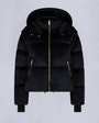 Moose Knuckles - M34LJ194G - Gold Series Misti Velour Puffer - WOMENS - Black - GM