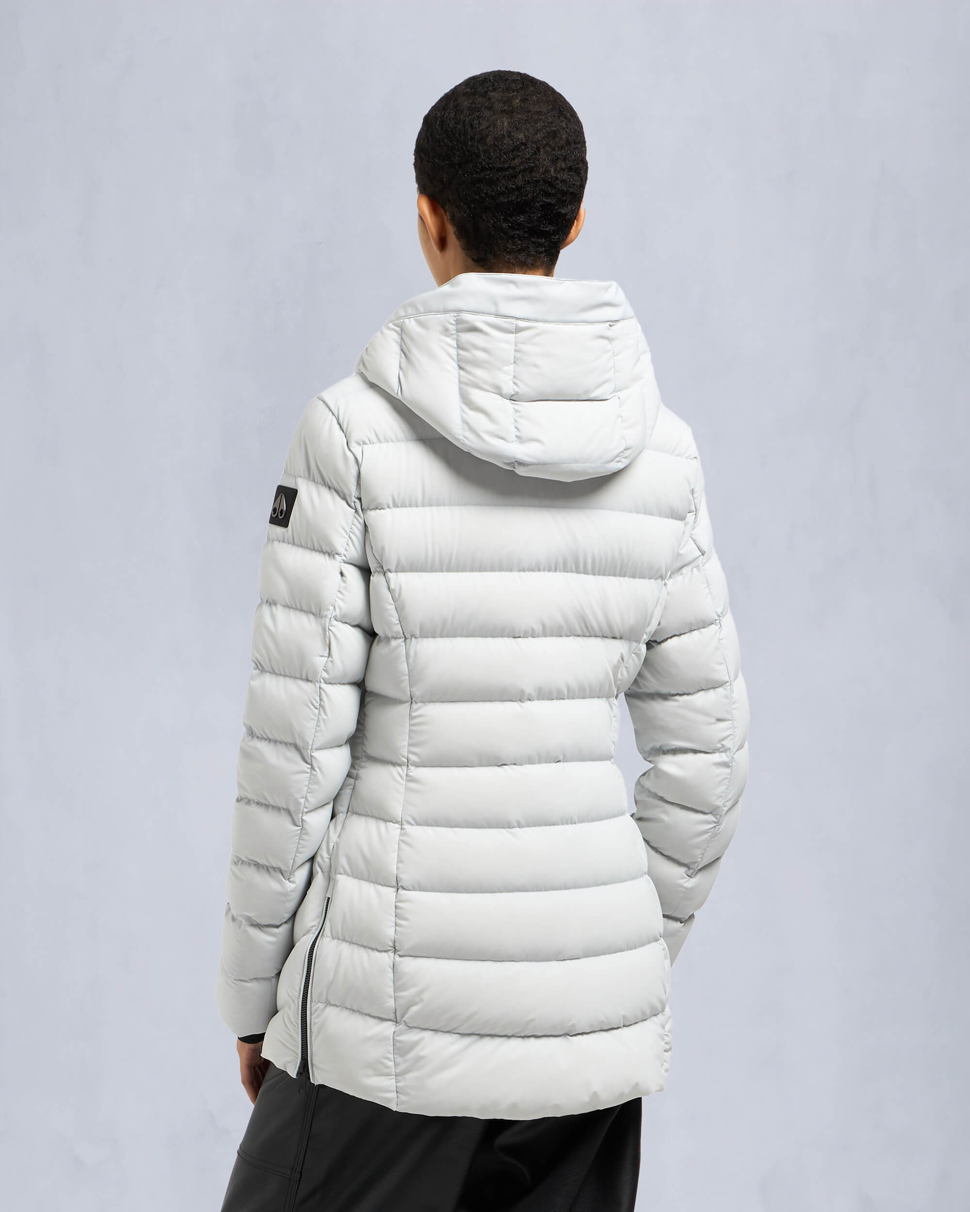 Moose Knuckles Womens Rockcliff Jacket Stone M34LJ206N Back
