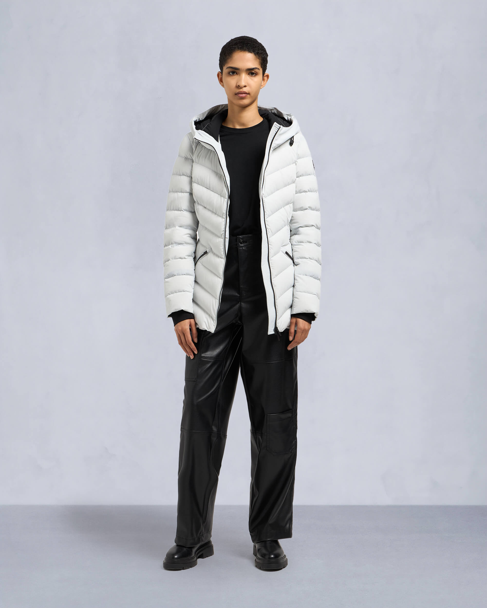 Moose Knuckles - M34LJ206N - Rockcliff Jacket - WOMENS - Stone - Front Category
