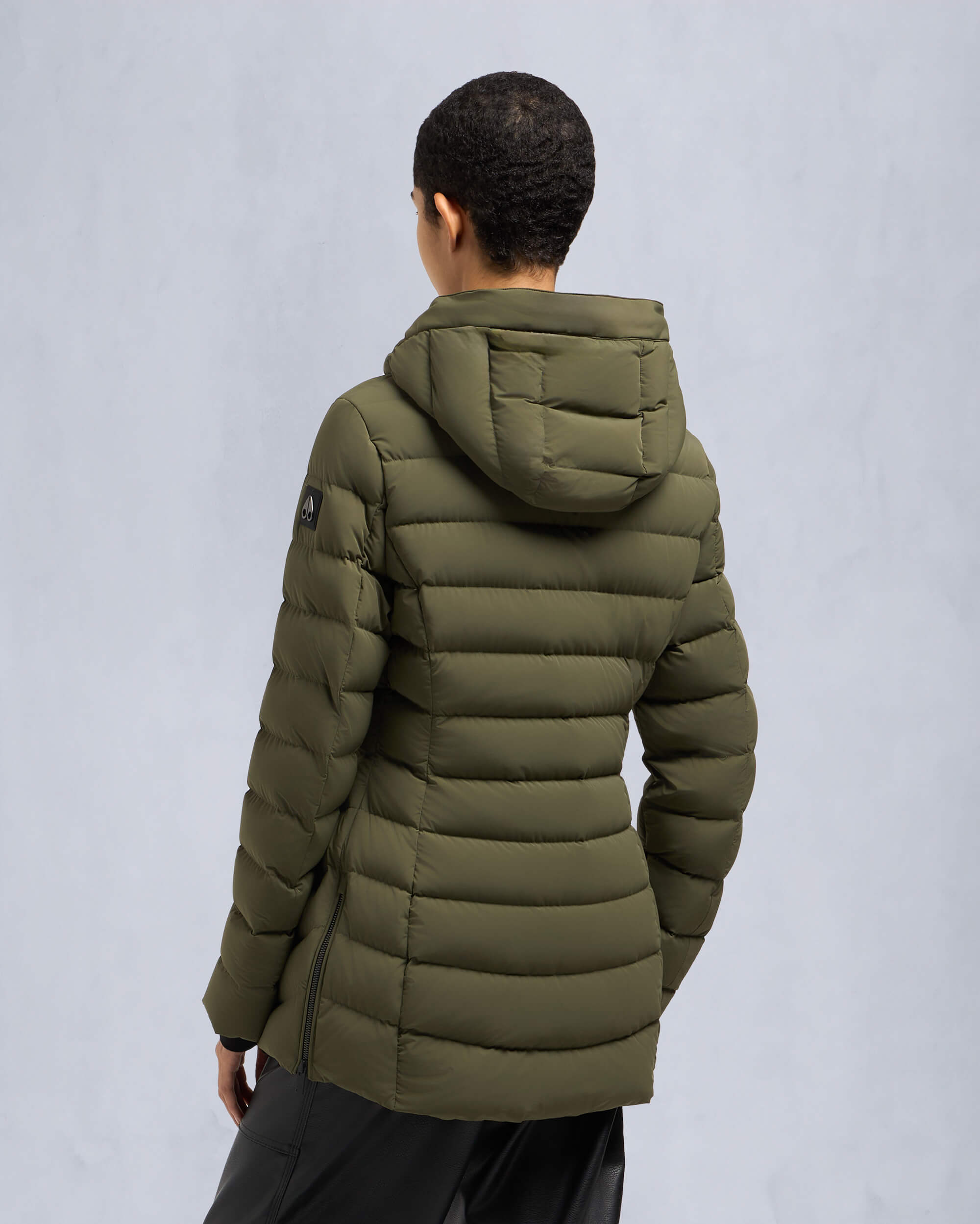 Moose Knuckles Womens Rockcliff Jacket Moss M34LJ206N Back
