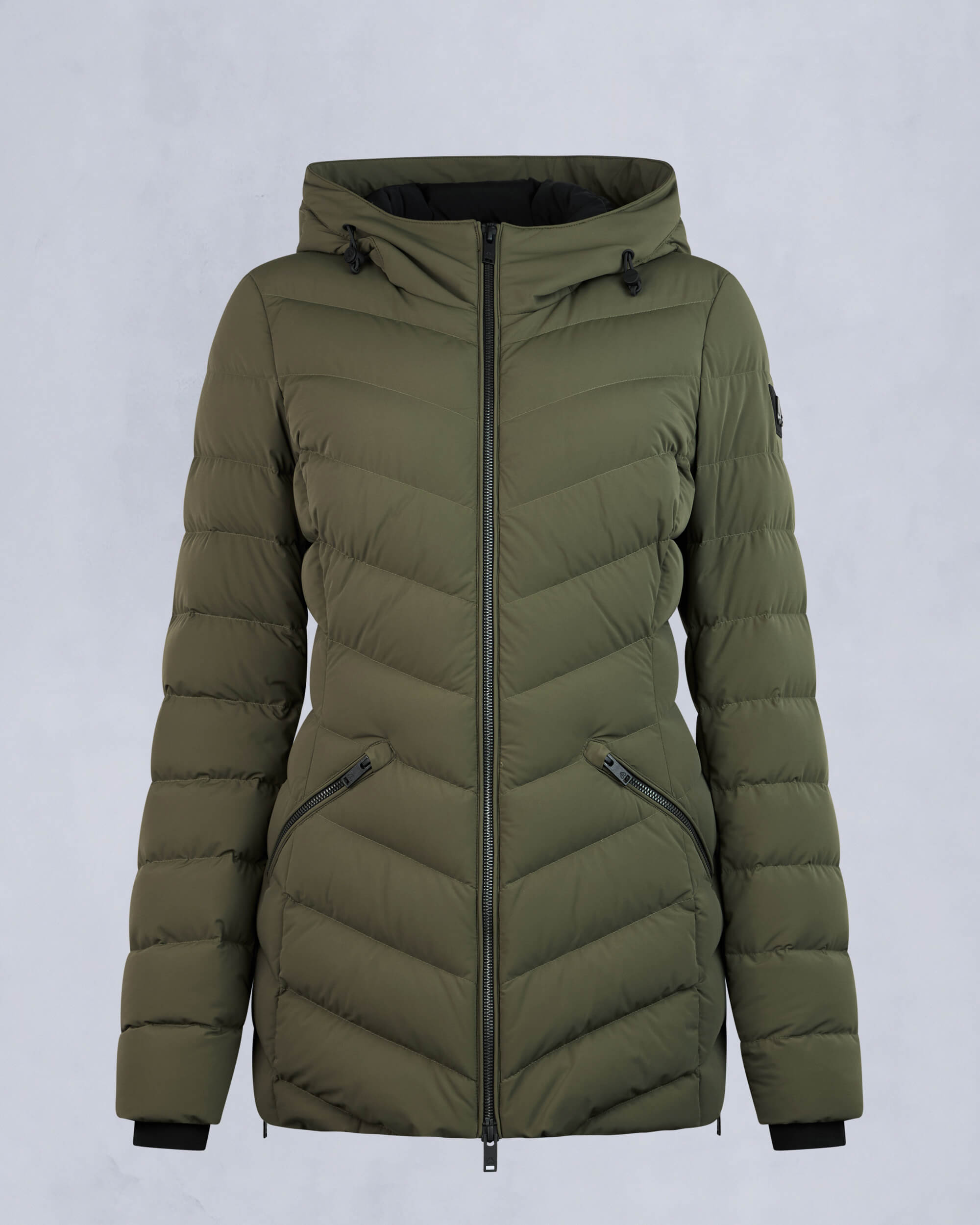 Moose Knuckles Womens Rockcliff Jacket Moss M34LJ206N - GM