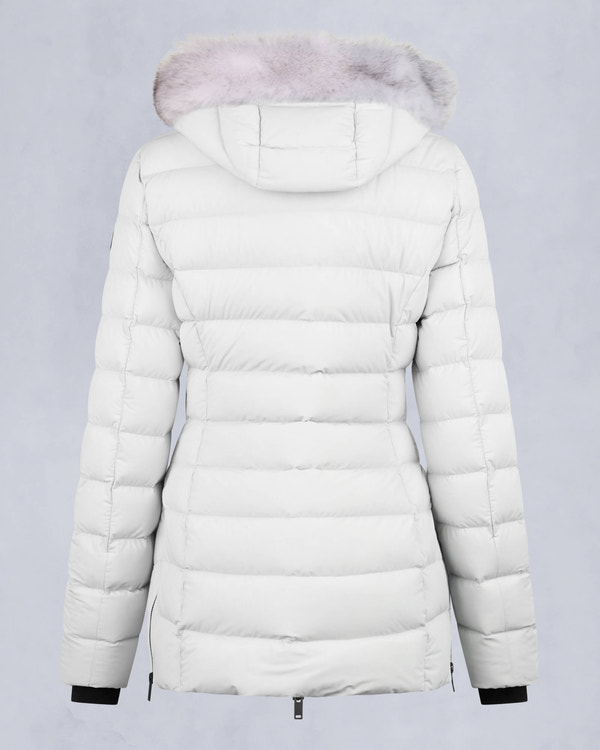 Moose Knuckles - M34LJ206S - Roselawn Jacket - WOMENS - Stone / natural shearling  - Detail2