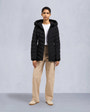 Moose Knuckles Womens Roselawn Jacket Black / Black Shearling M34LJ206S Front Category