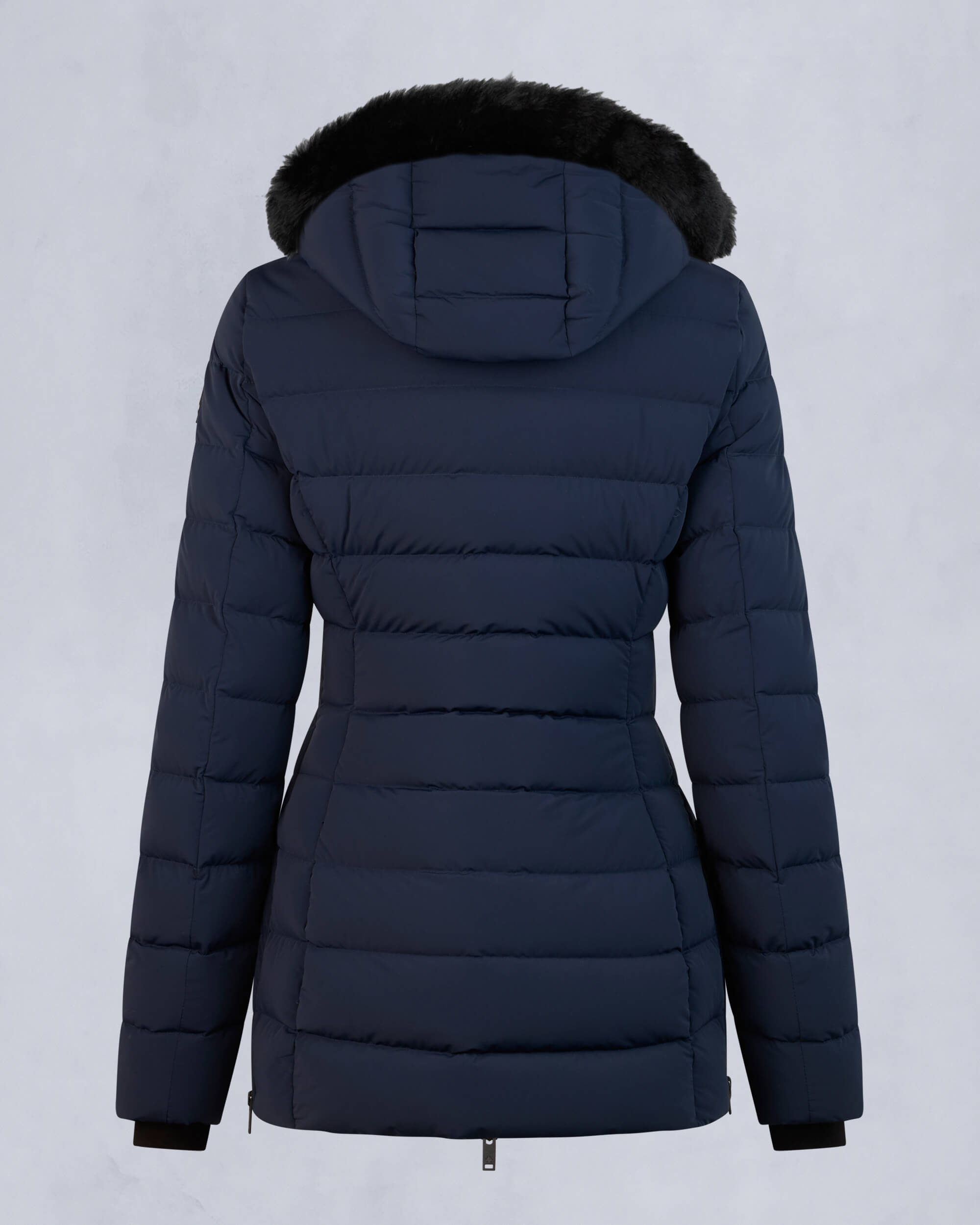 Moose Knuckles Womens Roselawn Jacket Navy / Black Shearling M34LJ206S Detail2