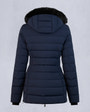 Moose Knuckles Womens Roselawn Jacket Navy / Black Shearling M34LJ206S Detail2