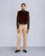 Moose Knuckles Womens Dua Bunny Wool Blend Sweater Coffee M34LK656 Front Category