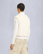 Moose Knuckles Womens Dua Bunny Wool Blend Sweater Milky Way M34LK656 Back