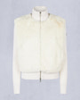 Moose Knuckles Womens Dua Bunny Wool Blend Sweater Milky Way M34LK656 - GM
