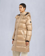 Moose Knuckles - M34LP218 - Juniper Long Down Puffer - WOMENS - Champagne - Front