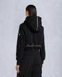 Moose Knuckles - M34LS601G - Gold Series Celestine Bunny - WOMENS - Black / Black Fox Fur - Back