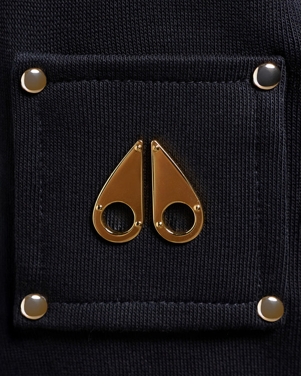 Moose Knuckles - M34LS601G - Gold Series Celestine Bunny - WOMENS - Black / Black Fox Fur - Detail6