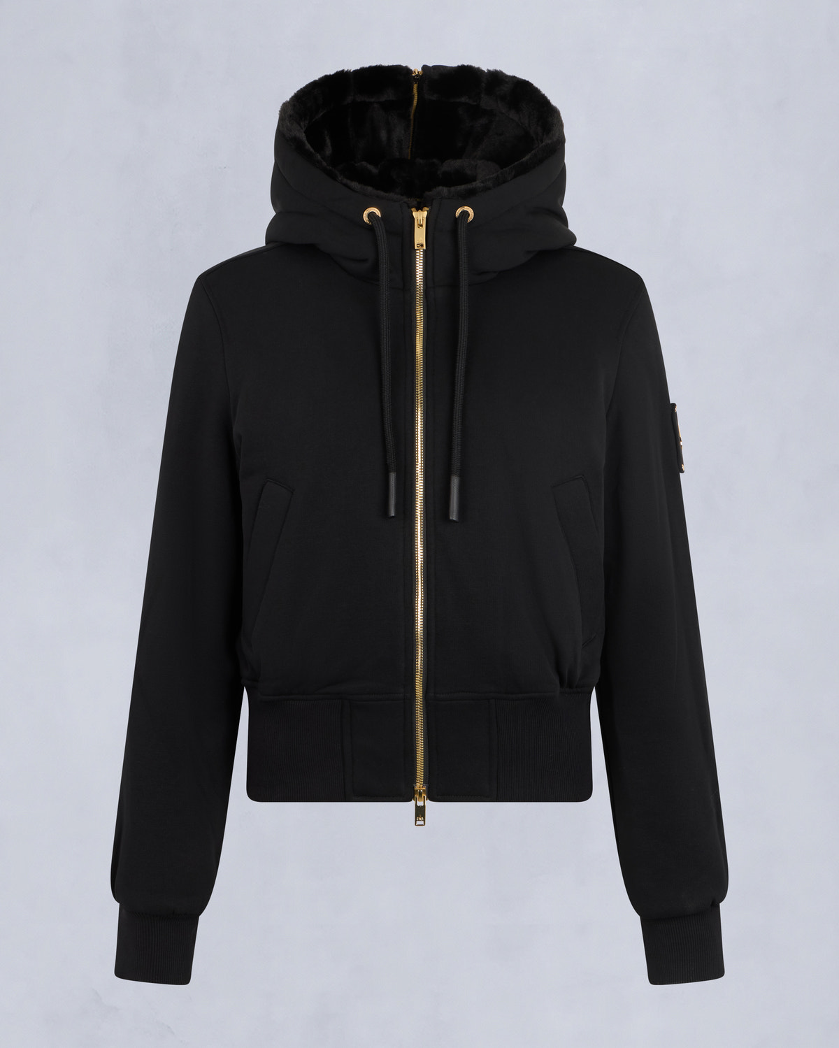 Moose Knuckles - M34LS601G - Gold Series Celestine Bunny - WOMENS - Black / Black Fox Fur - GM