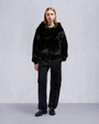 Moose Knuckles - M34LS611G - Gold Series Mealy Reversible Bunny - WOMENS - Black / Shiny Black - Detail3