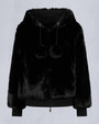 Moose Knuckles - M34LS611G - Gold Series Mealy Reversible Bunny - WOMENS - Black / Shiny Black - Detail5