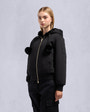 Moose Knuckles - M34LS611G - Gold Series Mealy Reversible Bunny - WOMENS - Black / Shiny Black - Front