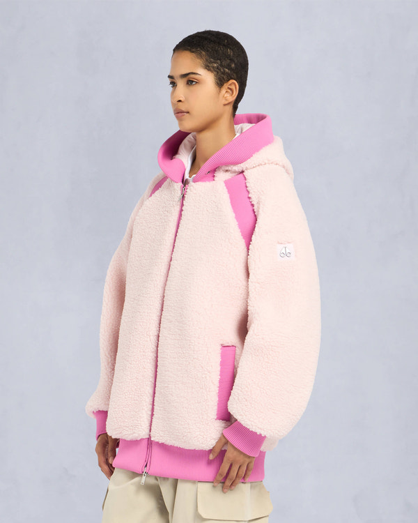Moose Knuckles - M34LS617 - Holland Sherpa Hoodie - WOMENS - Heaven - Front