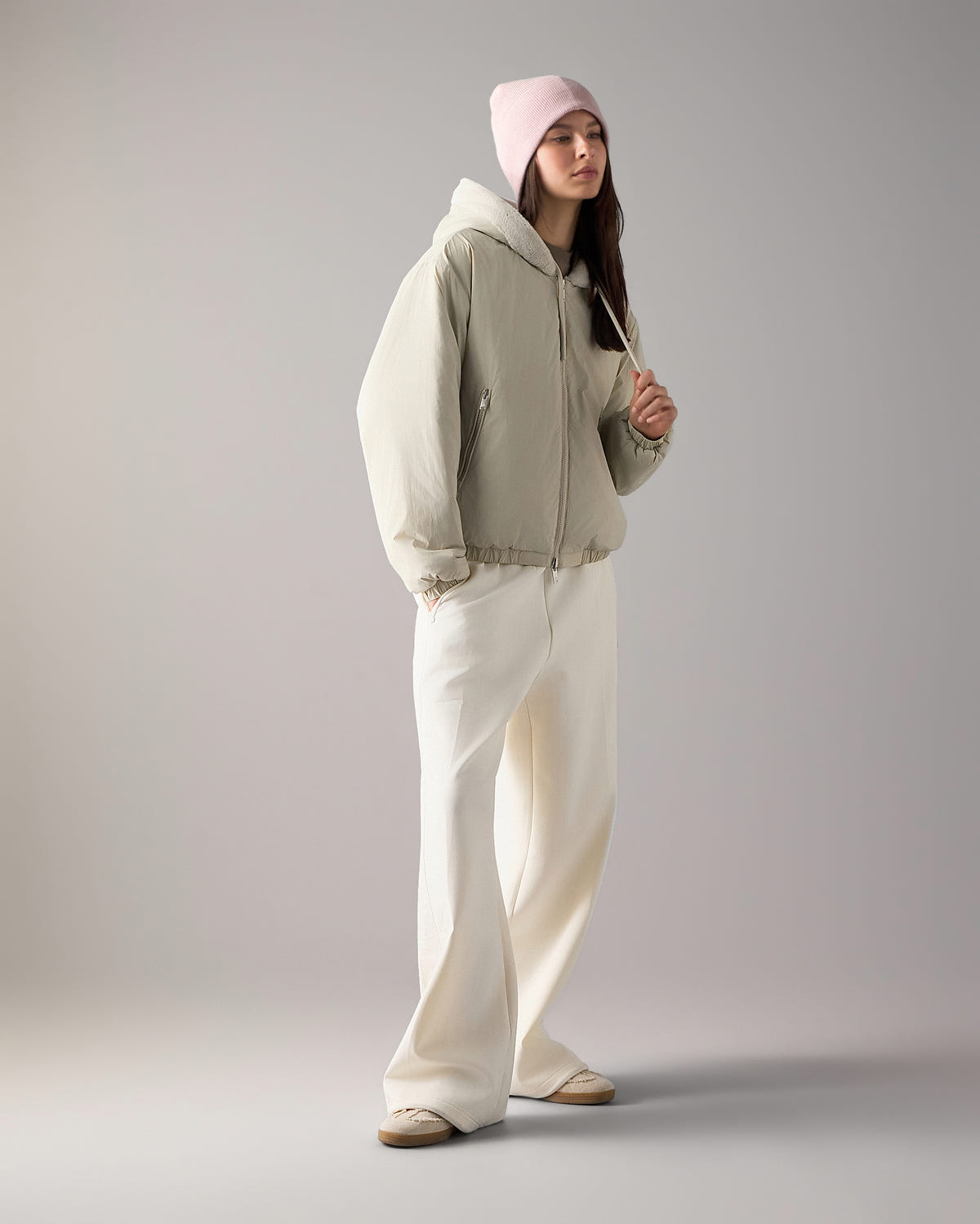 Moose Knuckles - M34LS652 - Eaton Bunny Reversible Hoodie - WOMENS -  - Detail7