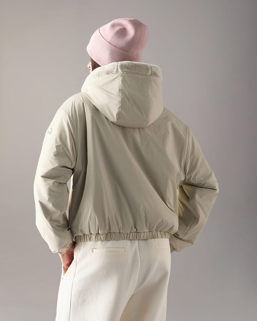 Moose Knuckles - M34LS652 - Eaton Bunny Reversible Hoodie - WOMENS -  - Detail8