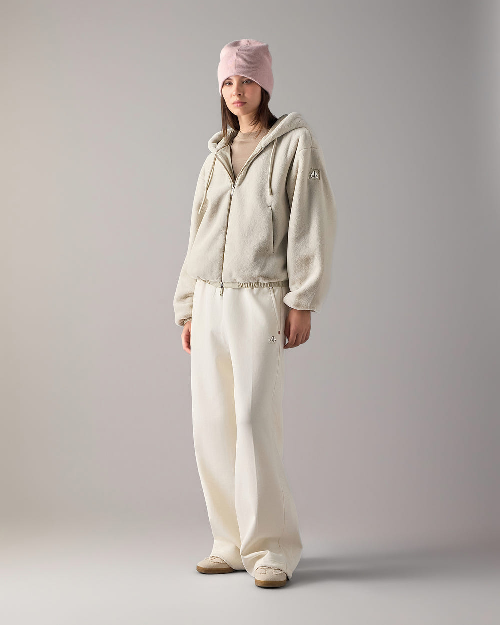 Moose Knuckles - M34LS652 - Eaton Bunny Reversible Hoodie - WOMENS -  - Front