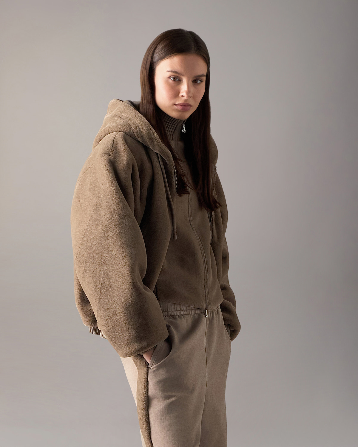 Moose Knuckles - M34LS652 - Eaton Bunny Reversible Hoodie - WOMENS -  - Detail6