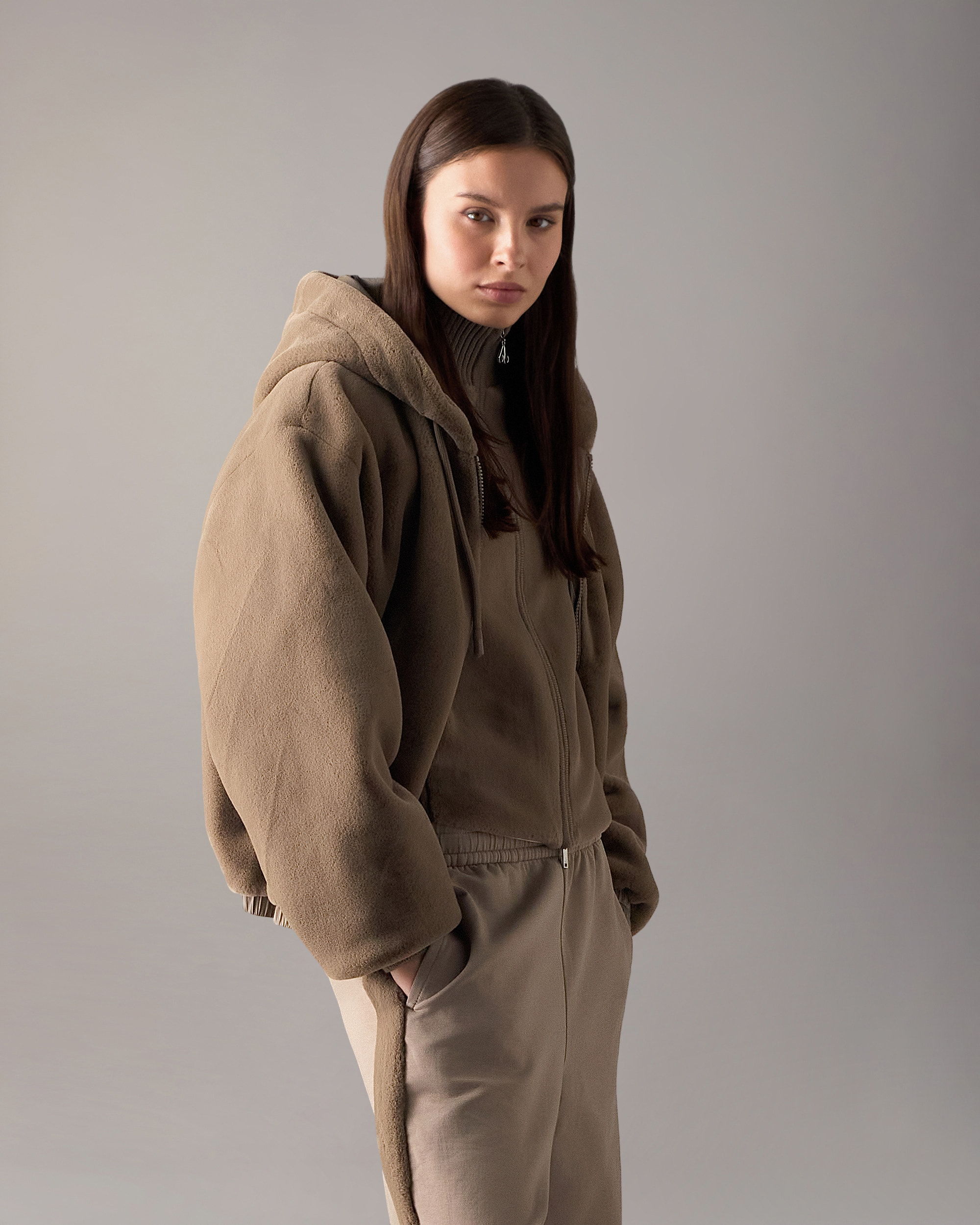Moose Knuckles - M34LS652 - Eaton Bunny Reversible Hoodie - WOMENS -  - Detail6