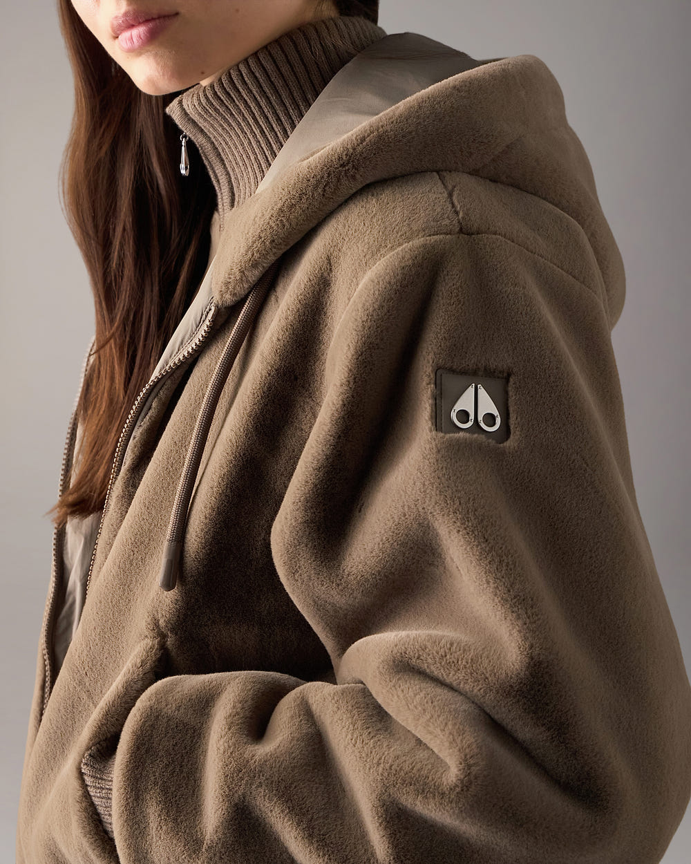 Moose Knuckles - M34LS652 - Eaton Bunny Reversible Hoodie - WOMENS -  - Detail9