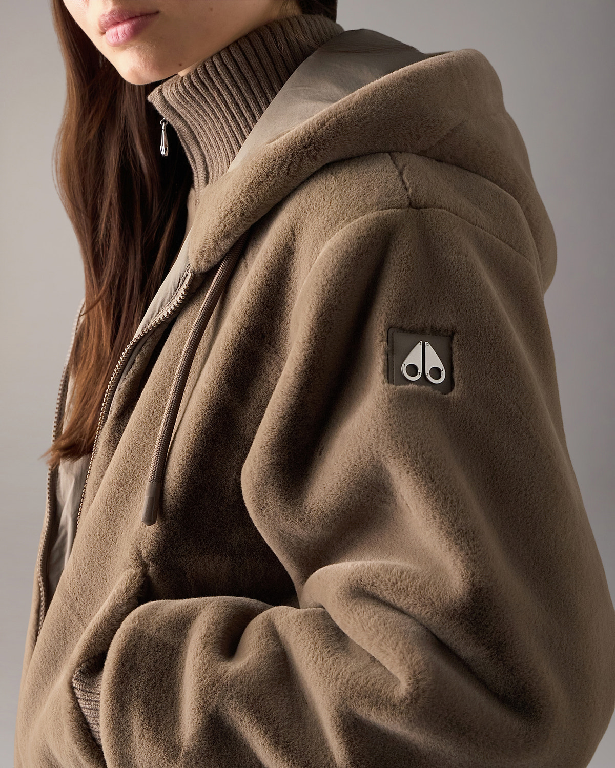 Moose Knuckles - M34LS652 - Eaton Bunny Reversible Hoodie - WOMENS -  - Detail9