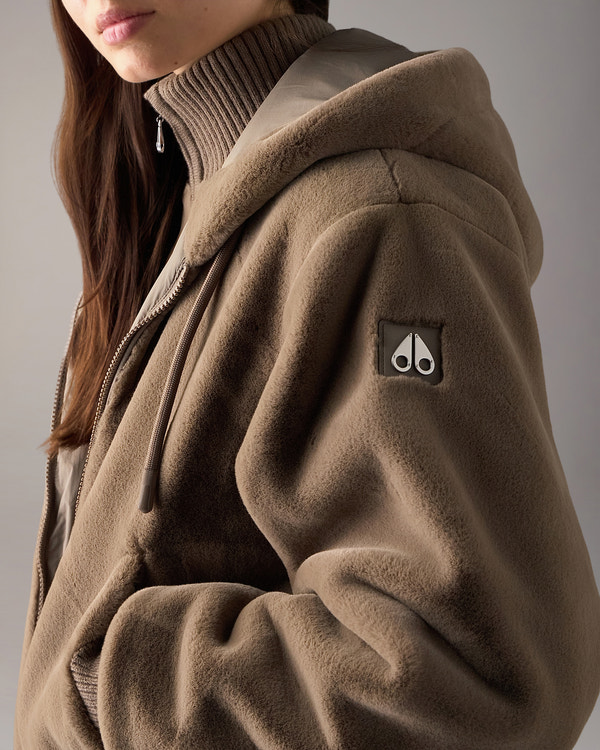 Moose Knuckles - M34LS652 - Eaton Bunny Reversible Hoodie - WOMENS -  - Detail9