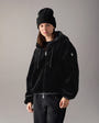 Moose Knuckles - M34LS652 - Eaton Bunny Reversible Hoodie - WOMENS - Black / Shiny Black - Detail6