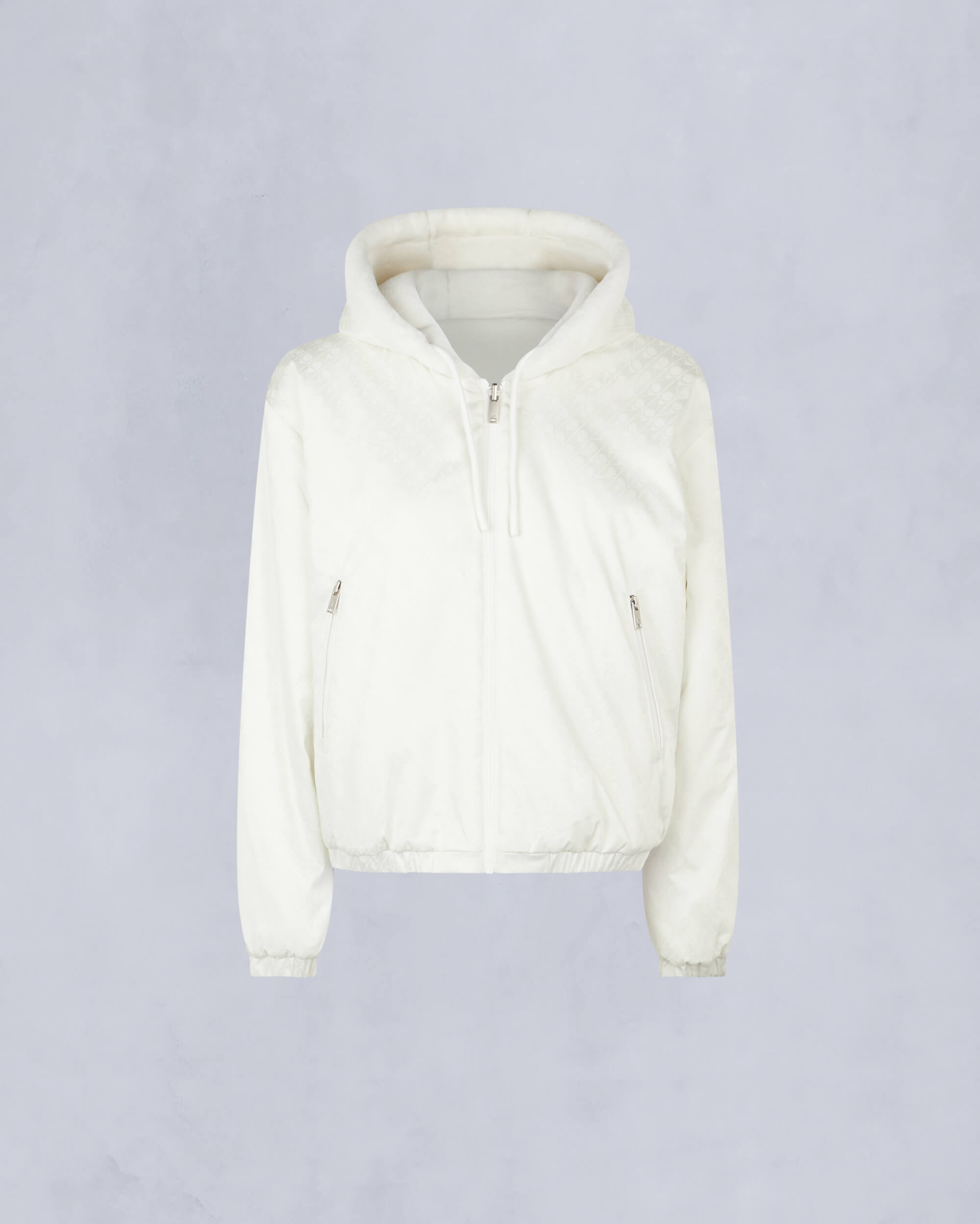 Moose Knuckles Womens Eaton Reversible Monogram Bunny Milky way /milkyway mono M34LS652H Detail7