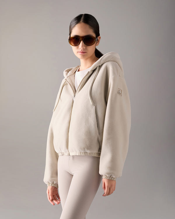 Moose Knuckles - M34LS652H - Eaton Bunny Reversible Hoodie - WOMENS -  - Front