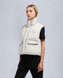 Moose Knuckles Womens Duvet Katrina Vest Stone M34LV459 Front