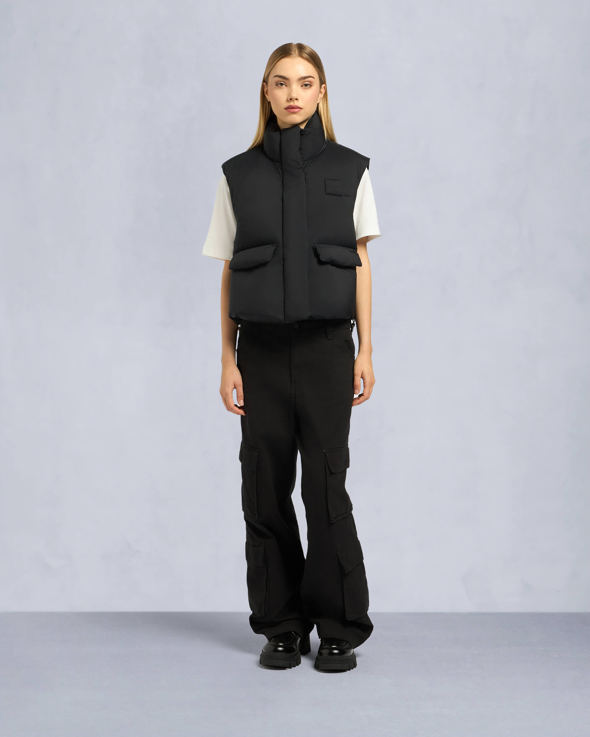 Moose Knuckles Womens Duvet Katrina Vest Black M34LV459 Front Category