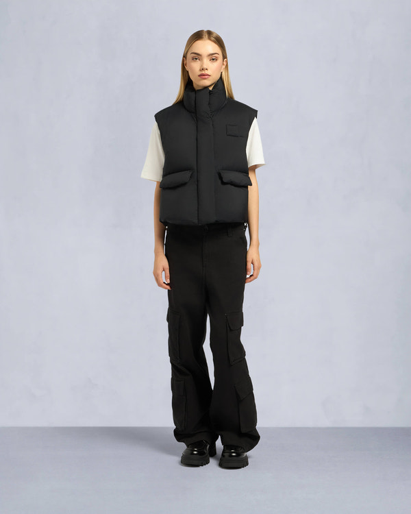 Moose Knuckles Womens Duvet Katrina Vest Black M34LV459 Front Category